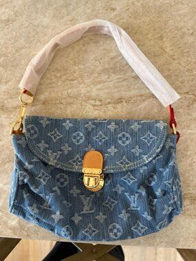 Denim Signature Designer Blue Bag